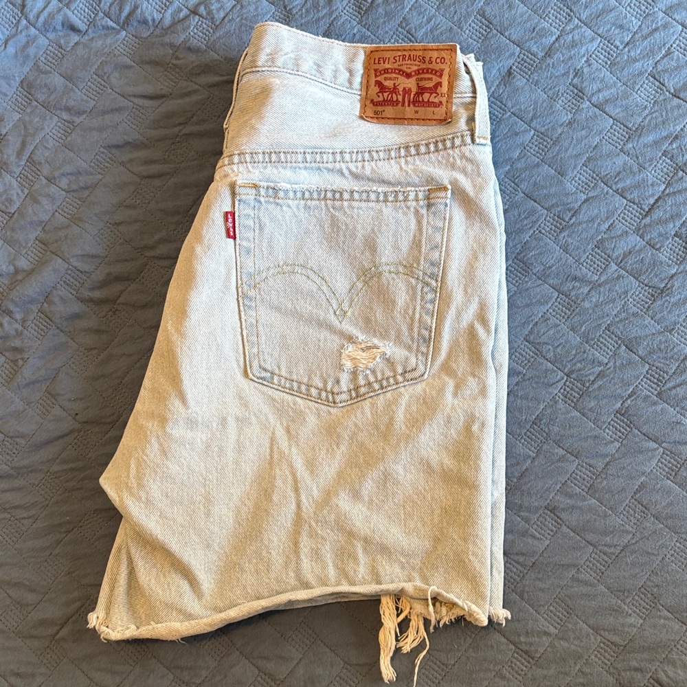 Levi's Faded Blue Denim Jeans